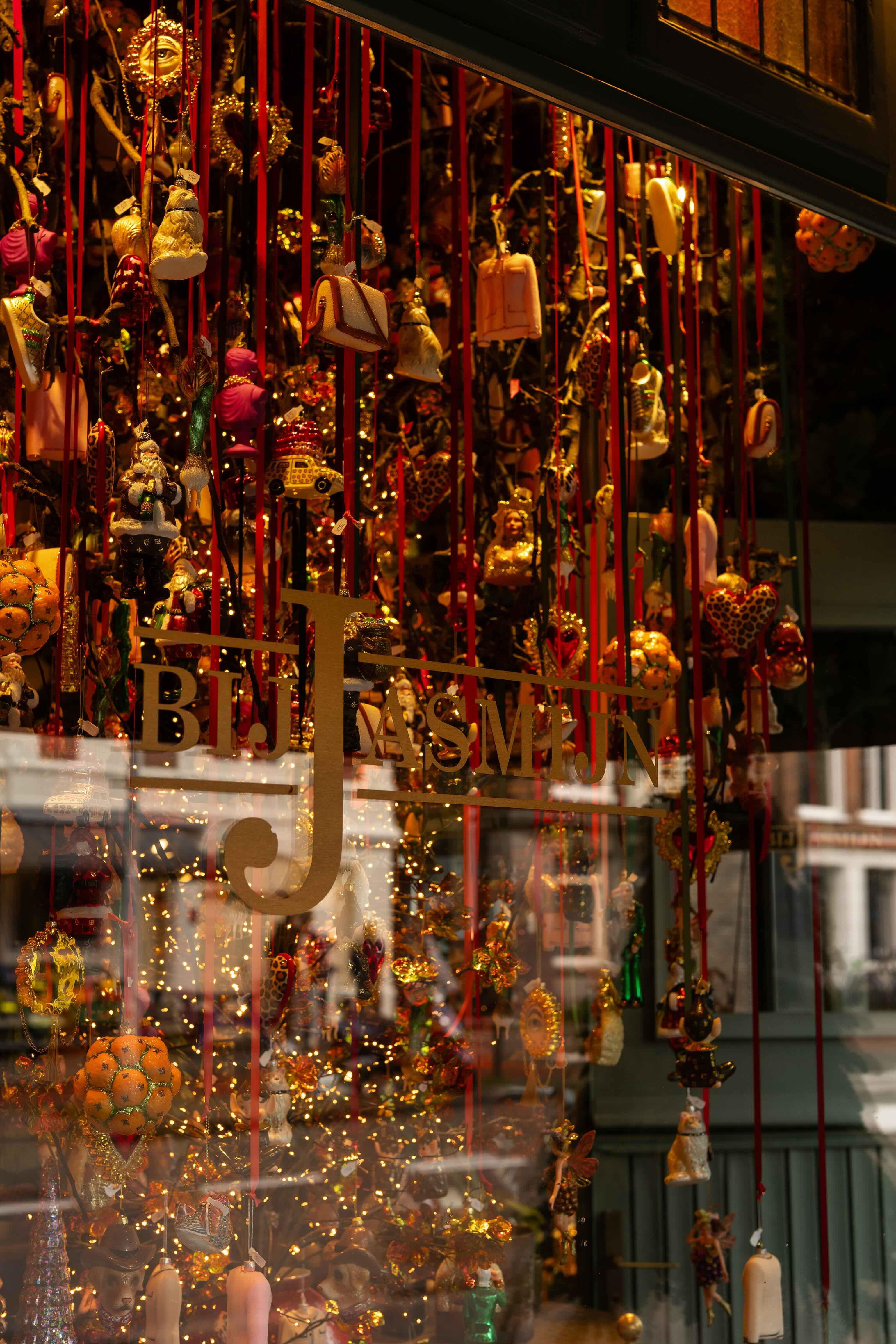 Etalage van een bloemenwinkel