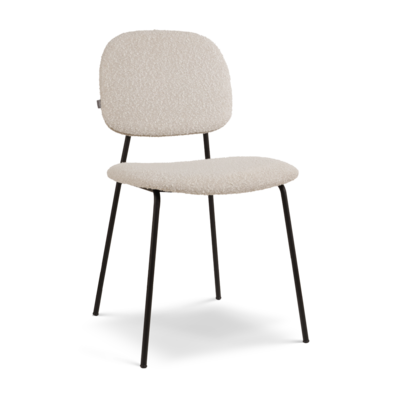 Eetkamerstoel Jasmijn - zwart onderstel