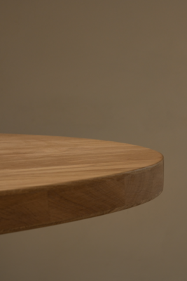 Studio HENK tafel Butterfly Plat ovaal - zwart frame, hardwax light 3041