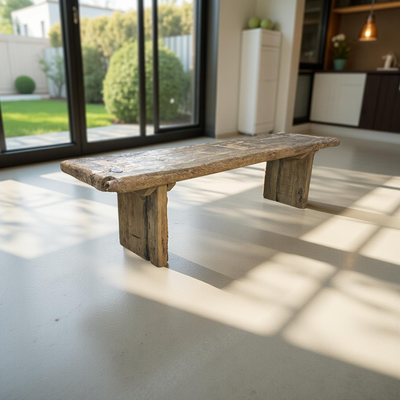 Bank /Salontafel naturel uniek