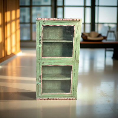 Hangkastje groen/roze uniek