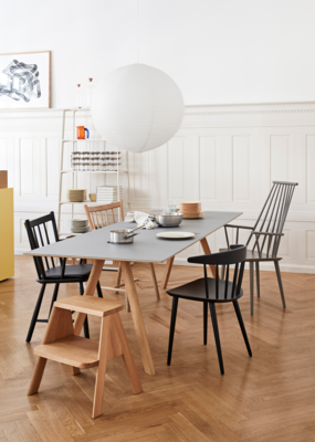 HAY tafel CPH 30 - Eiken, Linoleum Zwart