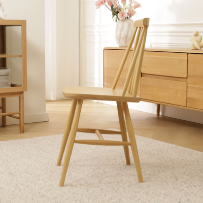 Filou berkenhouten spijlenstoel