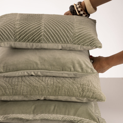 Sierkussen Tucked allover 