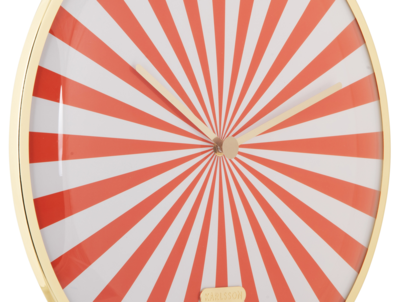 Wandklok Candy Swirl Dome