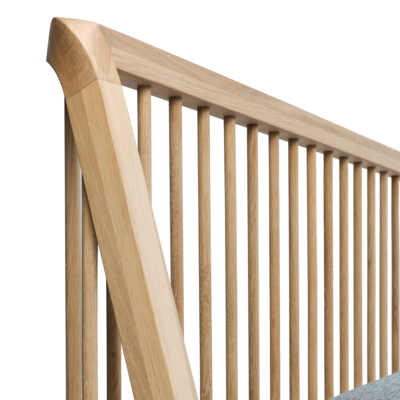 Ethnicraft bed Spindle Oak 160x200