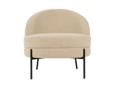Fauteuil Noble Teddy Curl polyester