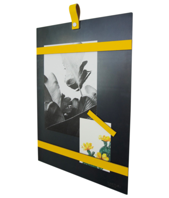 Magneetbord met magneetstrips