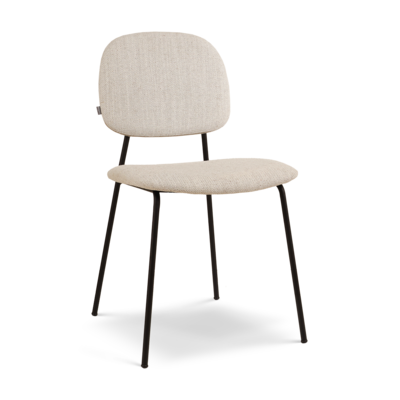 Eetkamerstoel Jasmijn - zwart onderstel