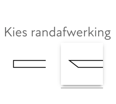 They &amp; Me eettafel Chat – bootsvorm – eiken rustiek lak – RAL9010 zuiverwit