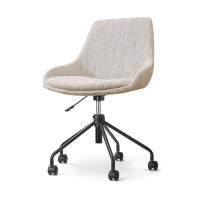 Bureaustoel Nout-Isa - zwart onderstel