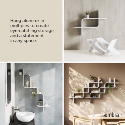 Umbra wandplank Montage