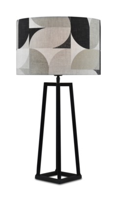 Tafellamp Lorenzo retro zwart