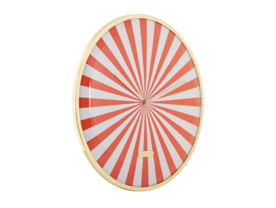 Wandklok Candy Swirl Dome