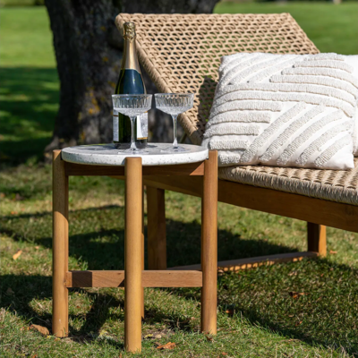 Houten tuin bijzettafel Teresa