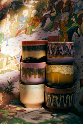HKliving 70s ceramics scented candle - Tulum