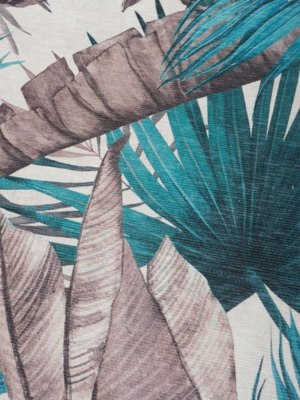 Vloerkleed Palm - Green Rond