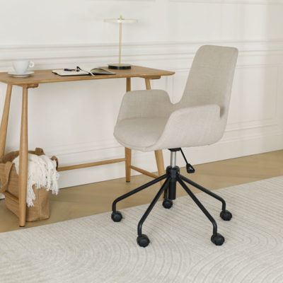 Bureaustoel Nout-Eef zwart onderstel