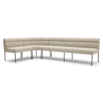 Loods 5 hoek eetkamerbank Mia