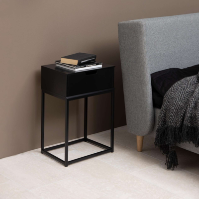 Elmira Nachtkastje - 40 x 30 cm - Zwart