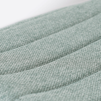 Draaibare eetkamerstoel Nola-Liv wit - zwart onderstel (incl. zitkussen)