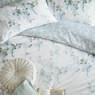 bedtextiel laura ashley mirabelle pale seaspray