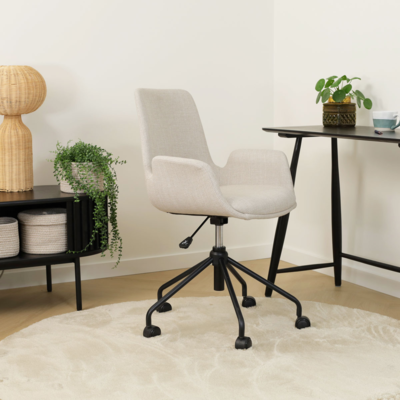 Bureaustoel Nout-Eef zwart onderstel