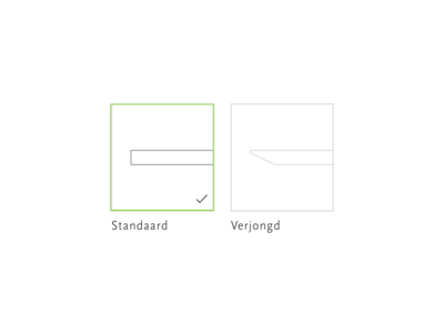 Studio HENK tafel Slim X-type Rechthoekig - zwart frame, zwarte beits
