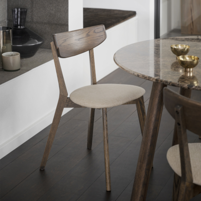 Eetkamerstoel eikenhouten Ami