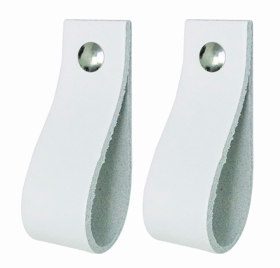 Leren handgrepen set van 2 - maat L