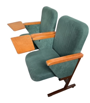 Bioscoopstoel oud gebruikt - set van 2