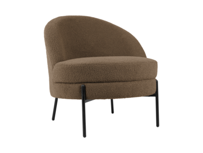 Fauteuil Noble Teddy Curl polyester