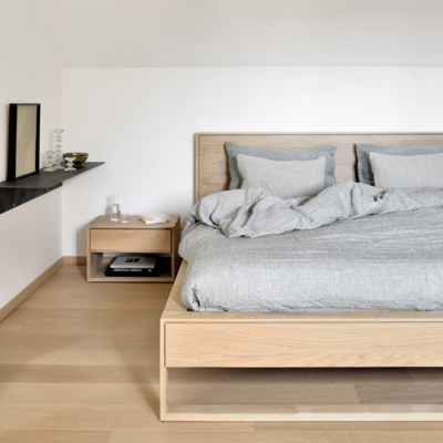 Ethnicraft bed Nordic II Oak 160x200 cm