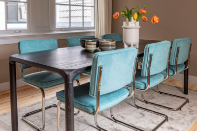 Zuiver Ridge Rib Eetkamerstoel - Set van 2