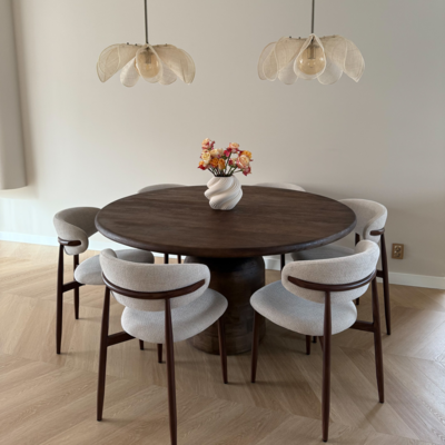 Eettafel Lissabon rond 150cm