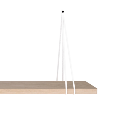 Leren split-plankdragers