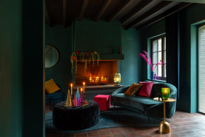 2-zitsbank Elisabeth textiel/metaal