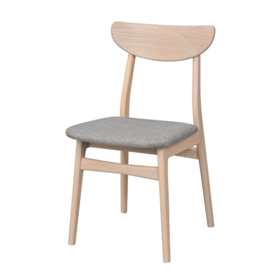 Eetkamerstoel Rodham eiken- gestoffeerde zitting