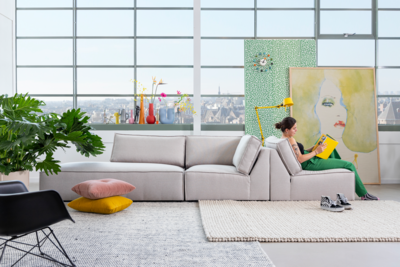 Loods 5 Design 4,5-zitsbank Segment