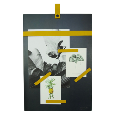 Magneetbord met magneetstrips