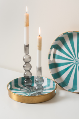 Set van 2 serveerschalen Candy Swirl