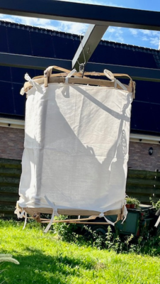 Hanglamp katoen bamboo XL