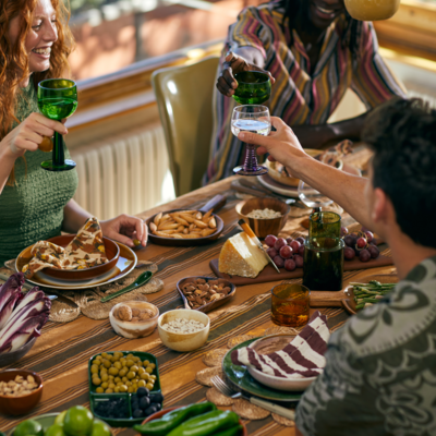 HKliving Dinner Plates - 70's Ceramics