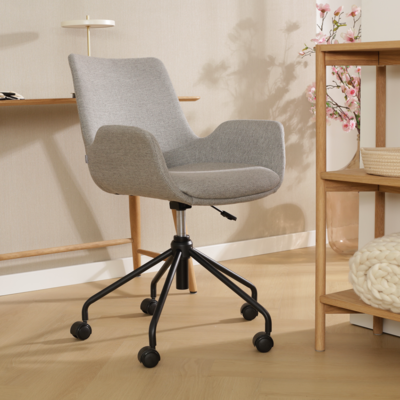 Bureaustoel Nout-Eef zwart onderstel