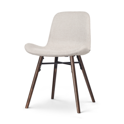 Eetkamerstoel Nena-Fé walnoot houten onderstel