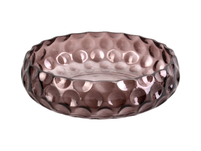 Fruitschaal Speckles glas large