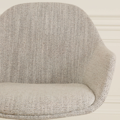 Barkruk Nino-Mae zwart onderstel - 65 cm