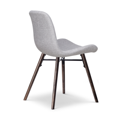 Eetkamerstoel Nena-Fé walnoot houten onderstel