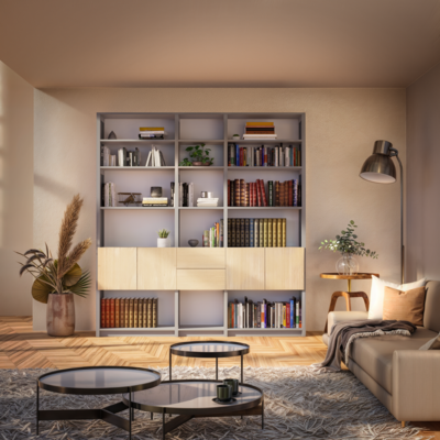 Lundia Original wandkast met deuren en laden