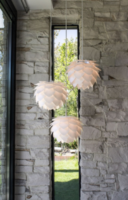 Hanglamp Silvia koordset wit